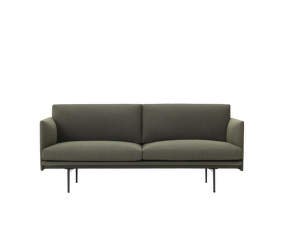 Outline 2-seater Sofa, Fiord 961