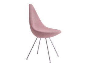 Drop Chair, chrome / Canvas Pale Pink