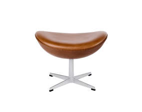 Egg Footstool, Grace leather