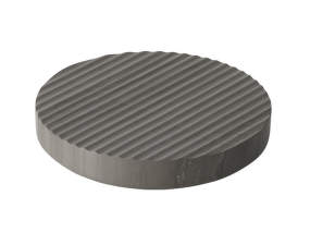 Groove Trivet ø16, grey marble 