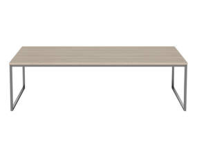 Como Coffee Table 60x120xH32, white oak / steel