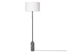 Gravity Floor Lamp, grey marble/white