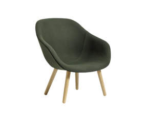 AAL 82 Lounge Chair Lacquered Oak, Steelcut 975