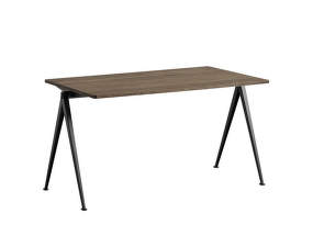 Pyramid Table 01 140x75 Black Steel, smoked oak