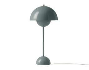 Flowerpot VP3 Table Lamp, stone blue
