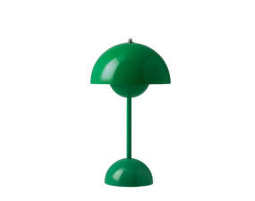 Flowerpot VP9 Portable Lamp, signal green