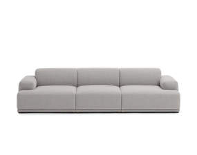 Connect Soft 3 seater Sofa, Configuration 1, Clay 12