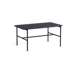 Rebar Coffee Table L80 x W49, soft black/marble