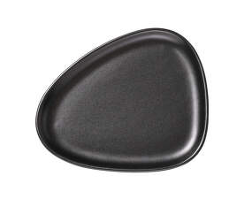 Curve Lunch Plate, black
