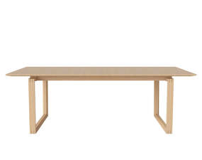 Nord Dining Table 220 cm, white pigmented oak