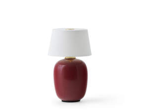 Torso Portable Table Lamp, ruby