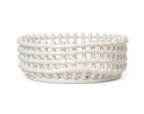 Ceramic Centrepiece Bowl, off-white