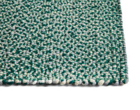 Braided Rug 200x300 cm, green