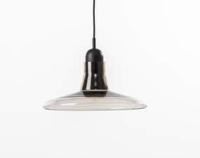 Shadows XL PC939 Pendant Lamp, smoke brown / black stained oak