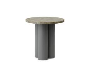 Dit Table, grey travertine silver