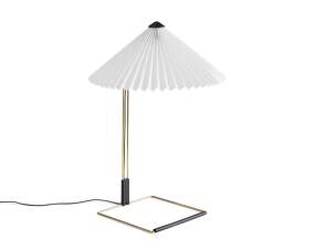 Matin 380 Table Lamp, polished brass / white
