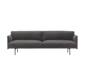 Outline 3-seater Sofa, grey