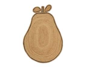 Pear Braided Jute Rug, natural