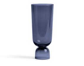 Bottoms Up Vase Large, navy blue