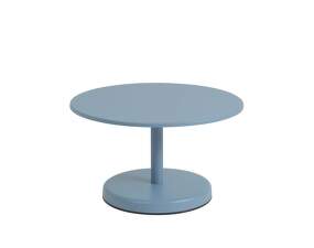 Linear Steel Coffee Table Ø70, pale blue