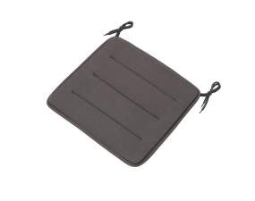 Linear Steel Chair Seat Pad, dark grey