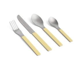 MVS Cutlery 4 piece set, yellow