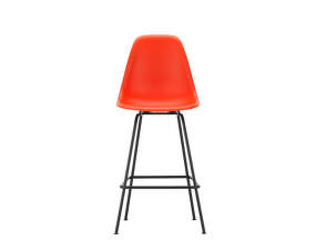 Eames Plastic Counter Stool Low, poppy red