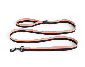 Dogs Leash Flat M/L, pink/black