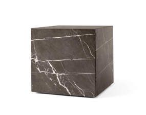Plinth Side Table Cubic, Grey Kendzo