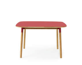 Form Table 120x120 cm Oak, red
