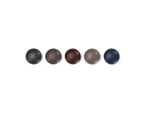 Magnet Dots, Set of 5, dark