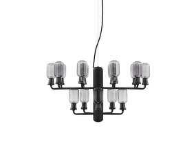 Amp Chandelier Small, smoke/black