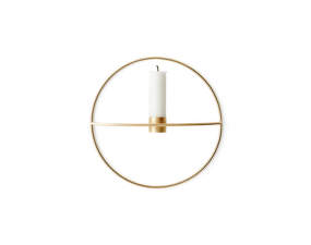 POV Circle Candleholder S, brass