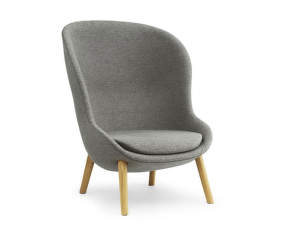 Hyg Lounge Chair High, oak