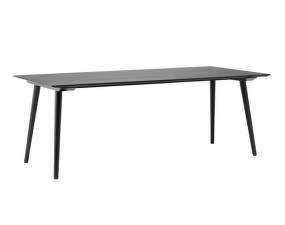 In Between SK5 Table, black lacquered oak