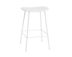 Fiber Stool 65cm Tube Base, natural white