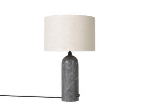 Gravity Table Lamp Small, grey marble