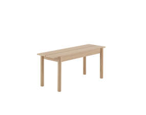 Linear Wood Bench 110 cm