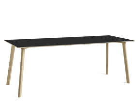 CPH Deux 210 Table L200, ink black/beech