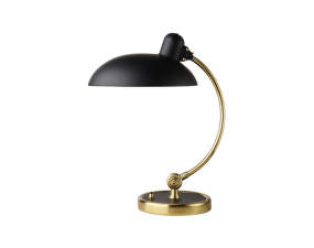Kaiser Idell Luxus Table Lamp, matt black/brass