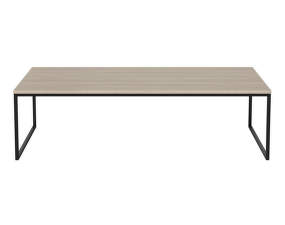 Como Coffee Table 60x120xH32, white oak / black