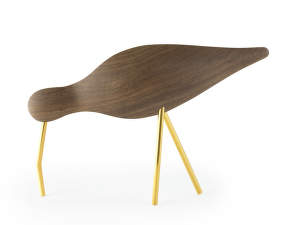 Shorebird Large, walnut/brass