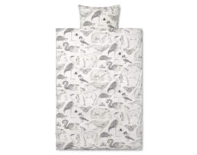 Katie Scott Animals Bedding, off-white