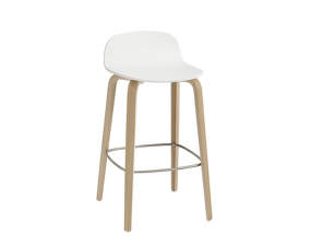 Visu Counter Stool 65 cm, oak/white