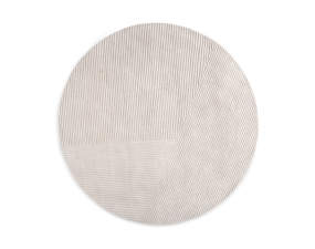 Row Rug Circular, light grey