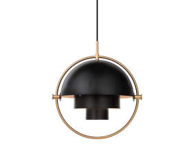 Multi-Lite Pendant Small, black/brass