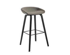 AAS 33 Bar Stool High Black Oak Veneer, Hallingdal 153