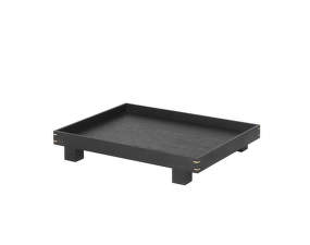 Bon Wooden tray Small, stained black