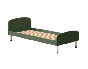 Dots Single Bed, deep green