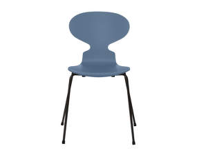 Ant 3101 Chair Lacquered, black/dusk blue